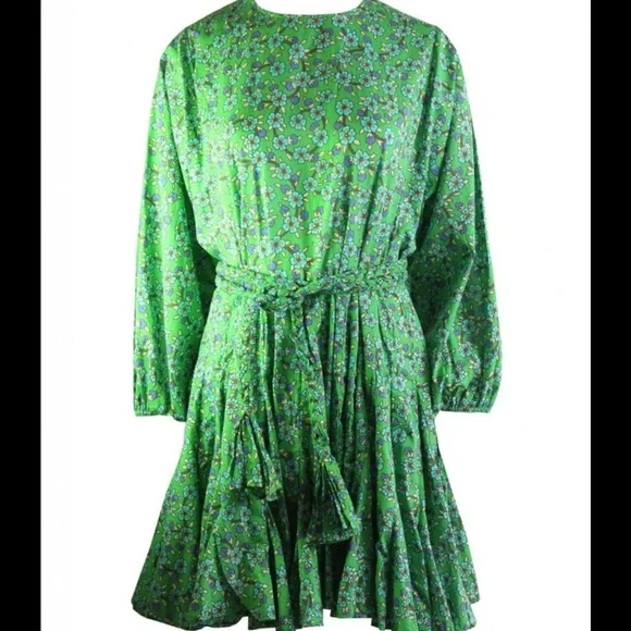 RHODE Ella Dress Turquoise Ditsy Floral - Picture 6 of 7